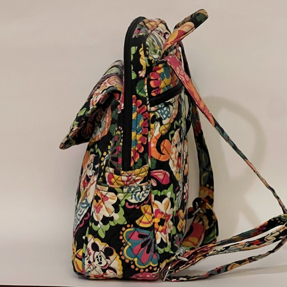 Vera Bradley Disney Midnight with Mickey Small Backpack - Picture 6 of 11